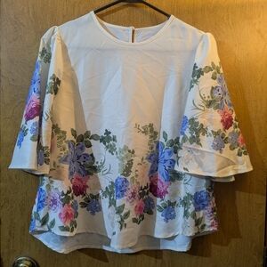 Shein Women's Casual Flutter Sleeve Top